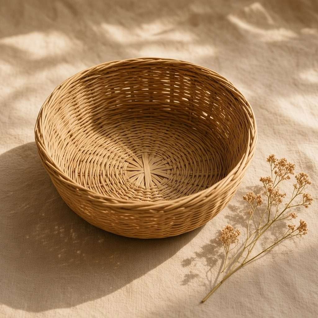 Maison Plaine — Panier osier rond